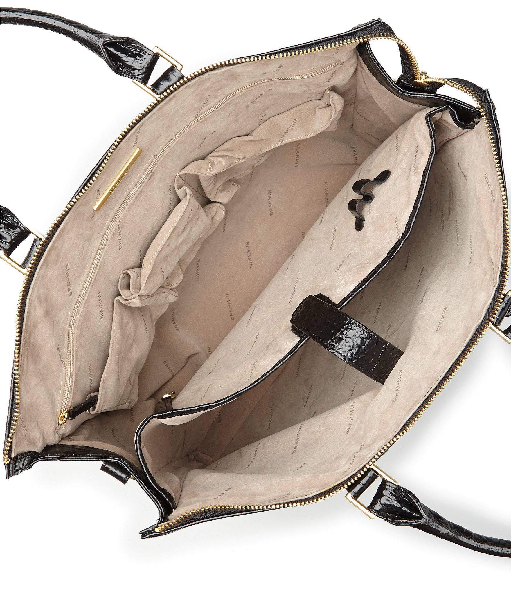 Brahmin Pecan Melbourne Business Tote - Pecan