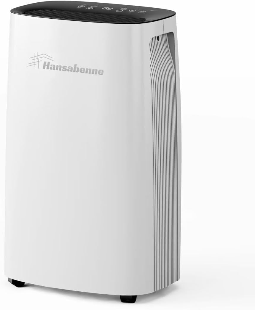 50-Pint Dehumidifier for Basement and Large Room - 4500 Sq. Ft, Quiet Dehumidifier for Large Capacity Room Home Bathroom Basements - Auto Continuous Drain Remove Moisture with Child Lock