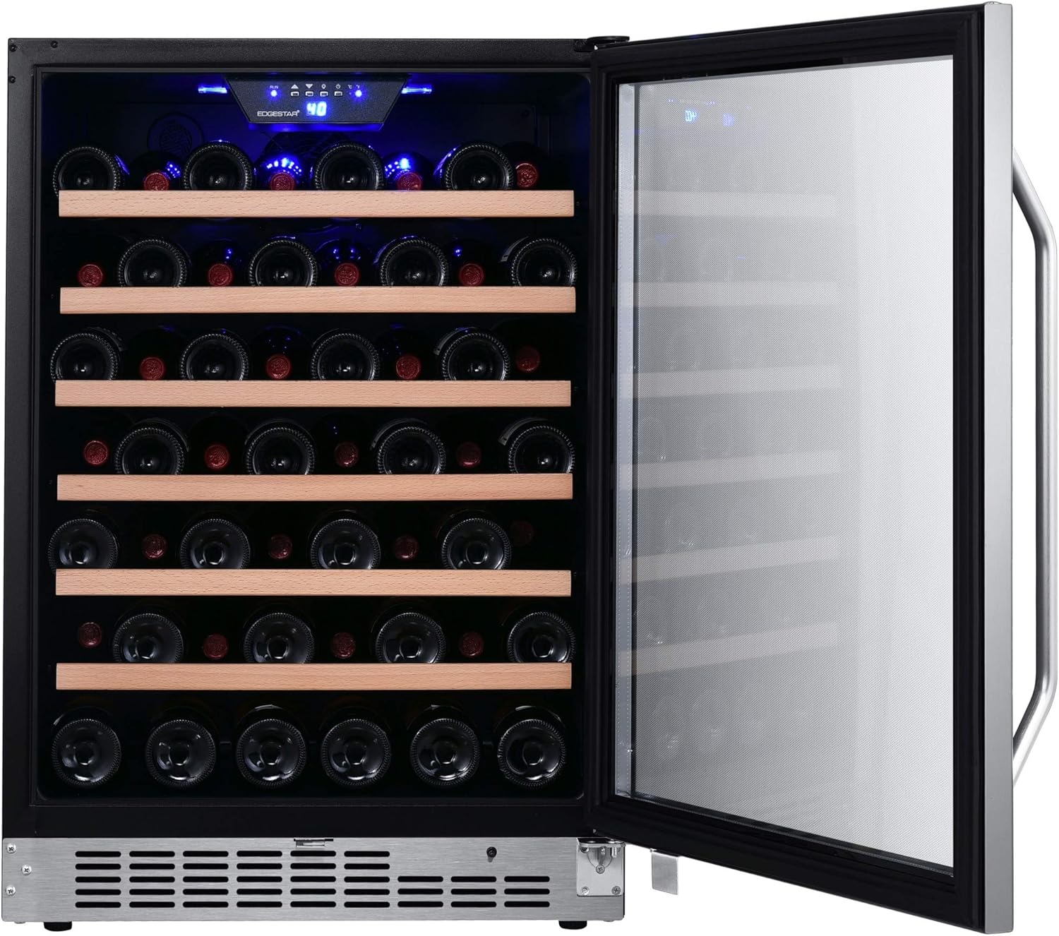 EdgeStar CWR532SZ 24 Inch Wide 53 Bottle Built-In Wine Cooler