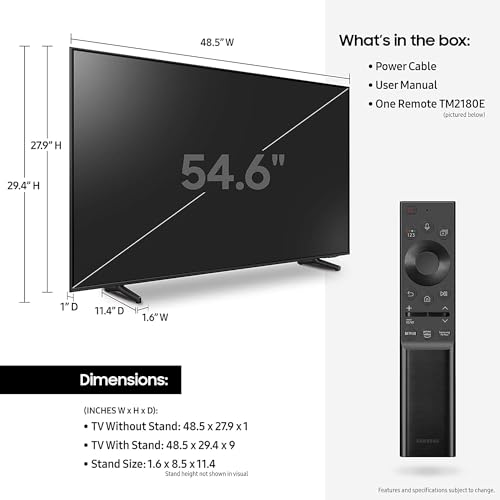 SAMSUNG Class QLED Q60A Series - 4K UHD Dual LED Quantum HDR Smart TV with Alexa Built-in