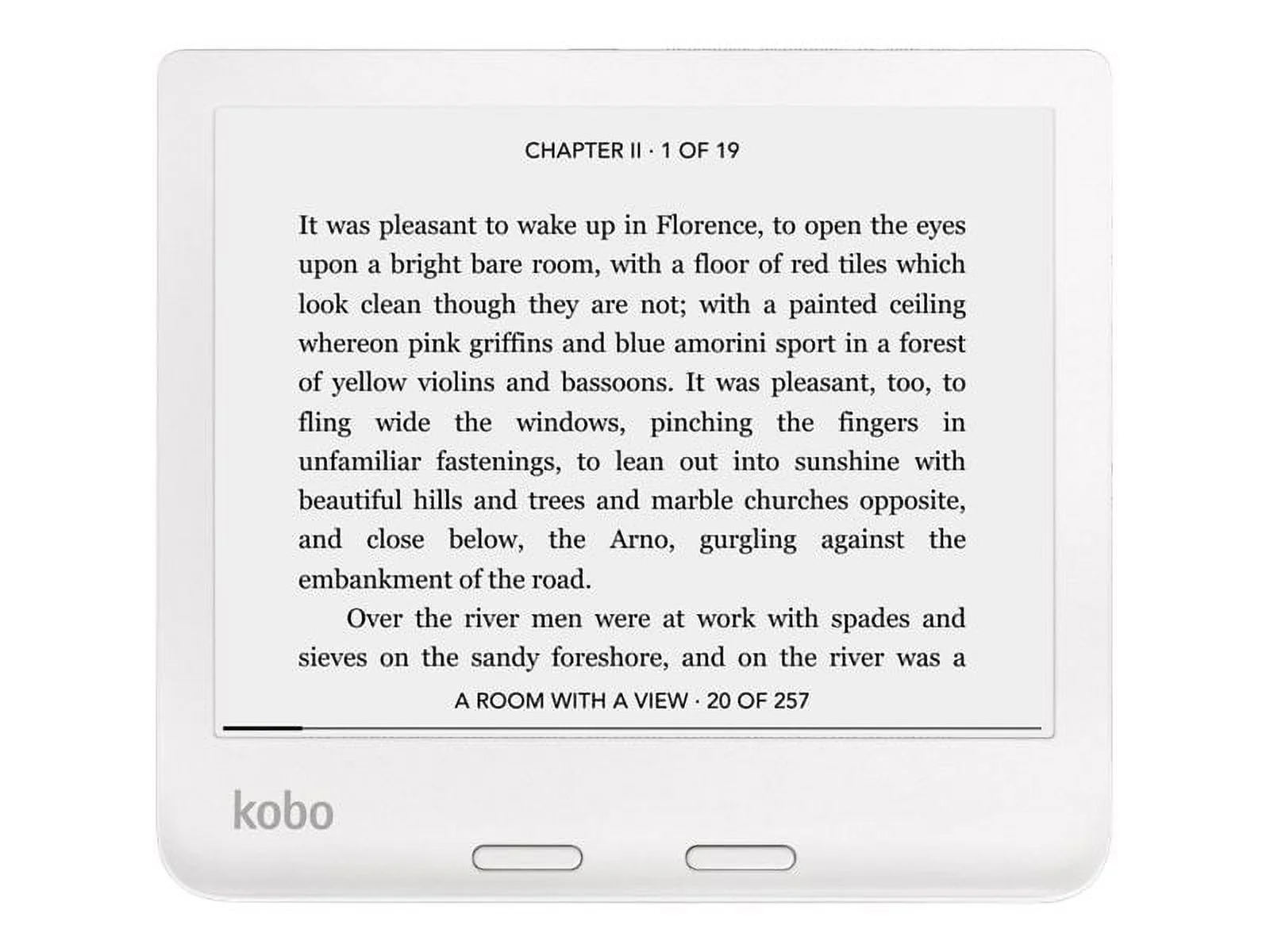 Kobo Libra 2 - eBook reader - 32 GB - 7" E Ink Carta 1200 (1680 x 1264) - touchscreen - Wi-Fi - white