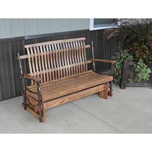 Au0026L Furniture Co. 5& Hickory Porch Glider