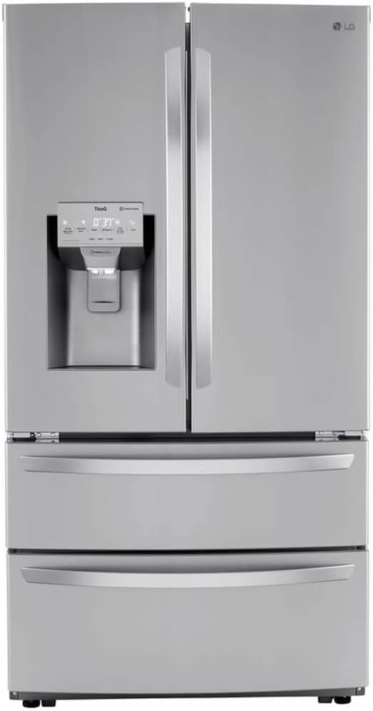 22 cu ft. Smart Counter Depth Double Freezer Refrigerator