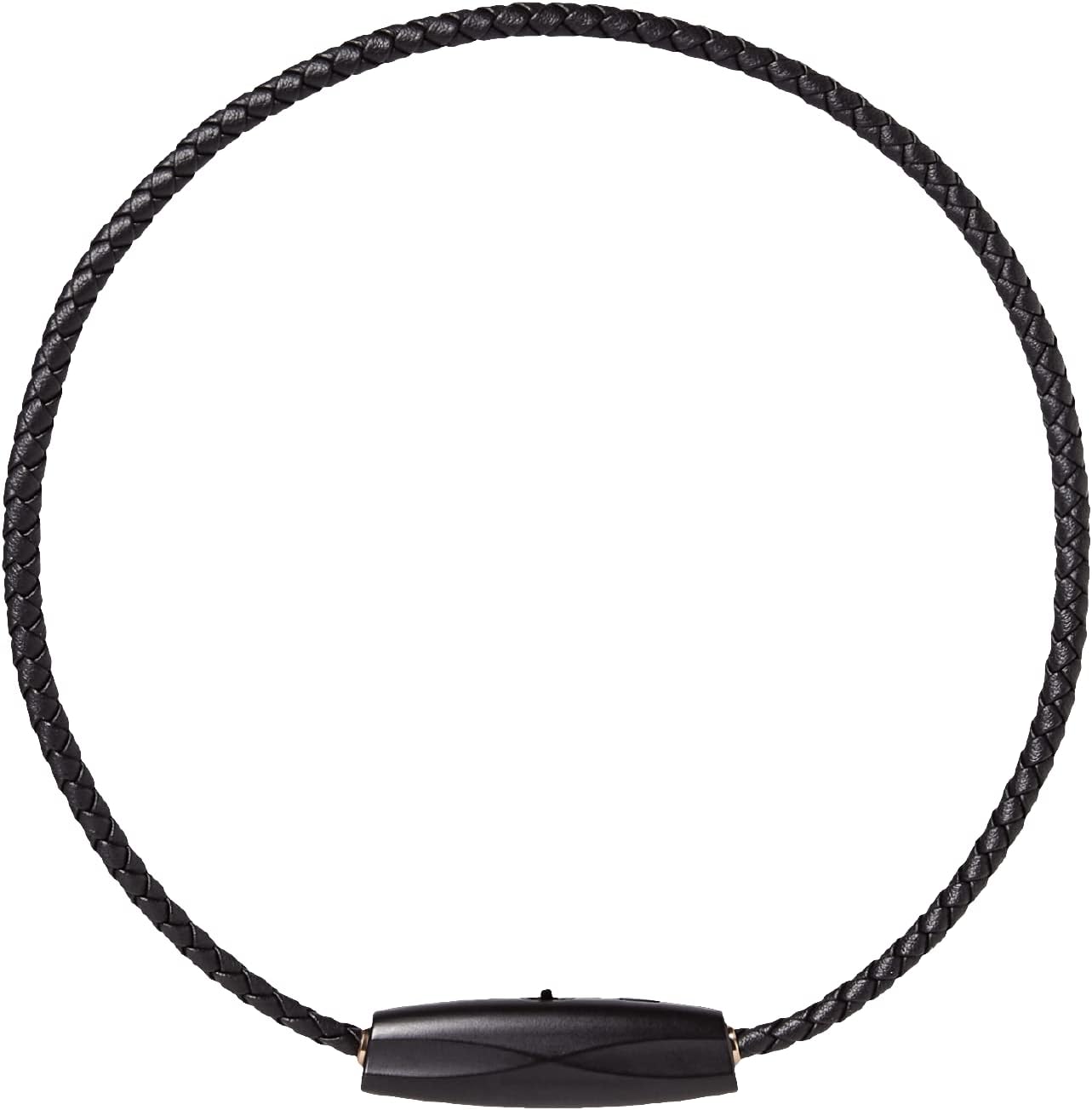 Airvida M1 Wearable Ionic Air Purifier (21.6 inches, Black)| Titanium Necklace& Collar Clip| 99% removal rate verified by 3-party labs| USB rechargeable| Small, portable for everyday& travel