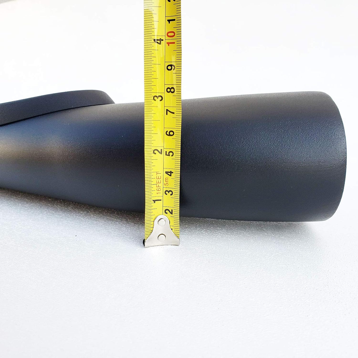 LEDIN 37" Lx3 Hx4 W Towing Hitch Step Bar 2" Receiver Black 4" Oval Curved Universal Truck Trailer Rear Bumper Guard