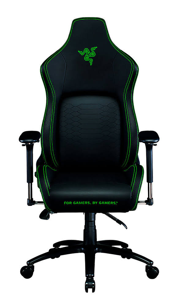 Razer Iskur Gaming-Chair: Ergonomic Lumbar Support System Black/Green
