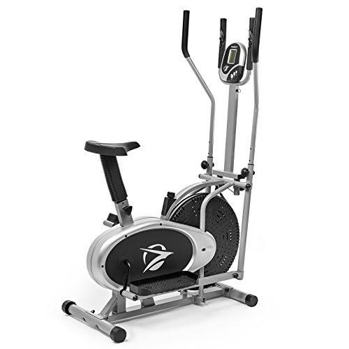 Plasma Fit Elliptical Machine Cross Trainer 2 in 1 Exercise Bike Cardio Fitness
