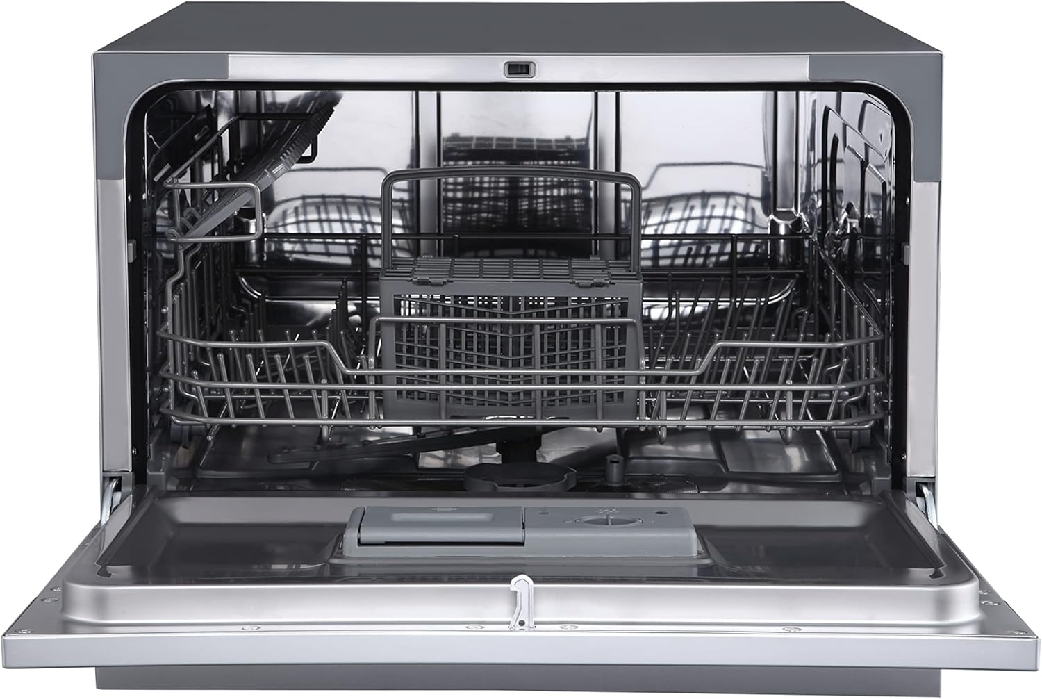 EdgeStar DWP62SV 6 Place Setting Portable Countertop Dishwasher - Silver