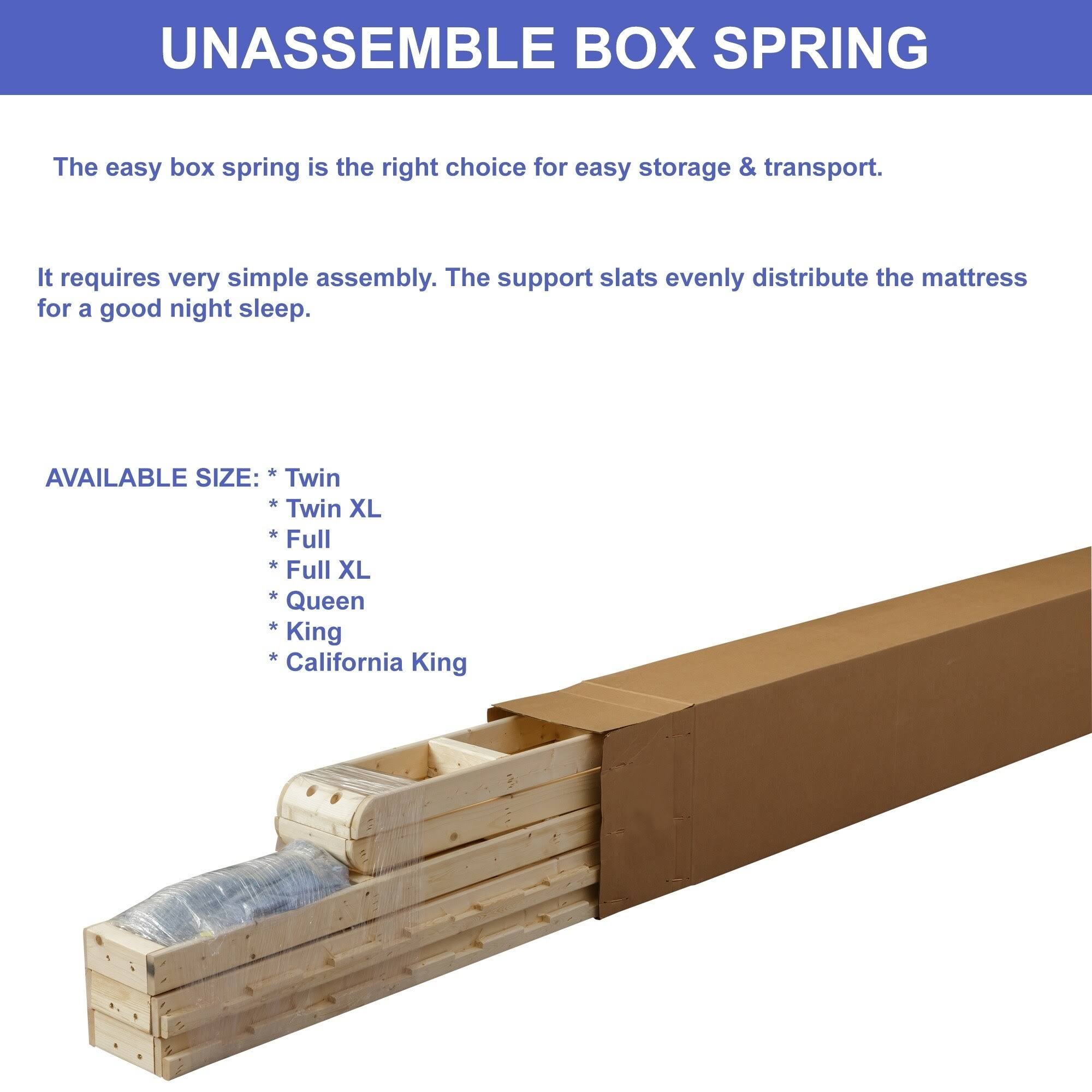 Wood 5-Inch Box Spring (Twin)