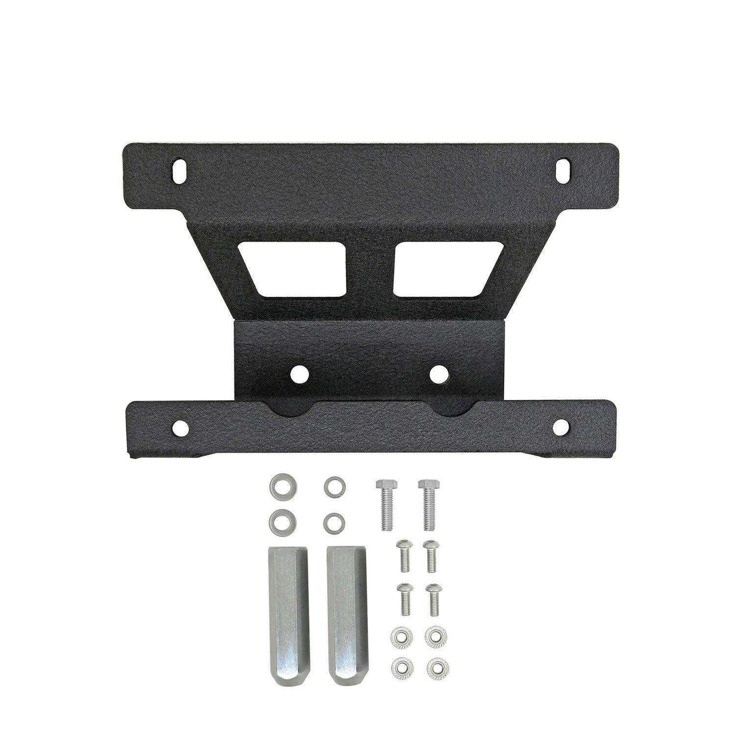 EAG Rear Spare Tire License Plate Relocation Bracket Fit for 2007-2018 Wrangler JK