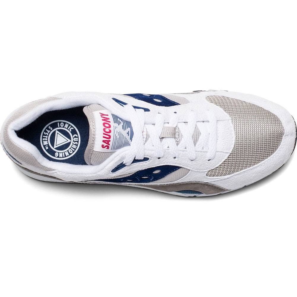Saucony Shadow 6000-WHITE/GREY/NAVY-6.5
