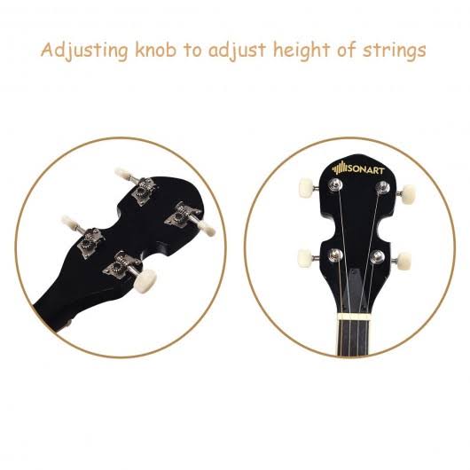 Sonart 5 String Geared Tunable Banjo with Case