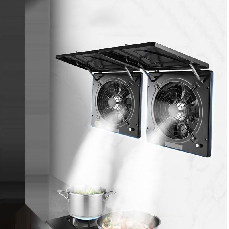 BINGWANG 10inch High Speed Exhaust Fan Kitchen Hanging Wall Window Ventilator Extractor Industrial Ventilation Metal Pipe Fan Ventilation