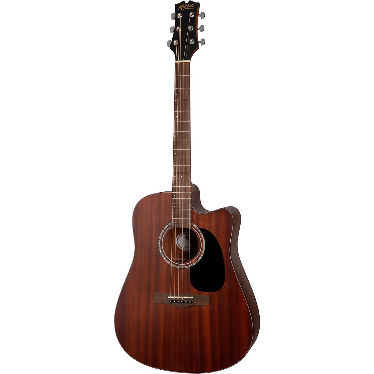 Mitchell T231CE Mahogany Dreadnought Acoustic-Electric Cutaway Guitar