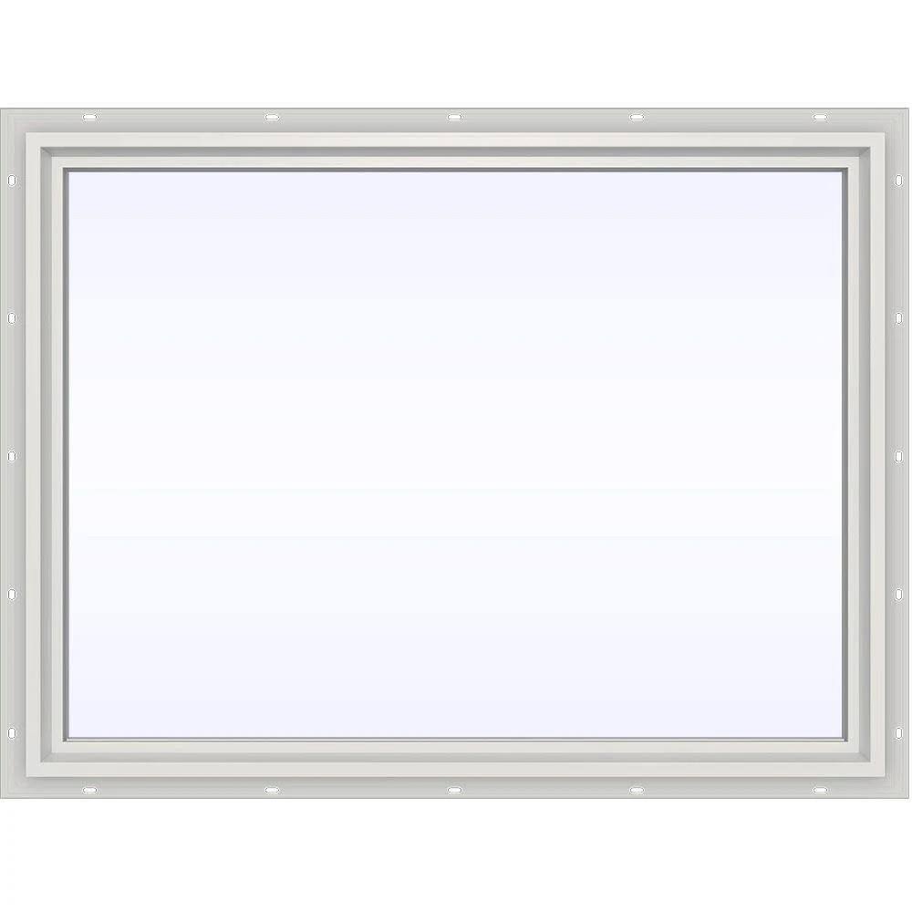 JELD-WEN 47.5 in. x 35.5 in. V-4500 Series White Vinyl Picture Window w/ Low-E 366 Glass
