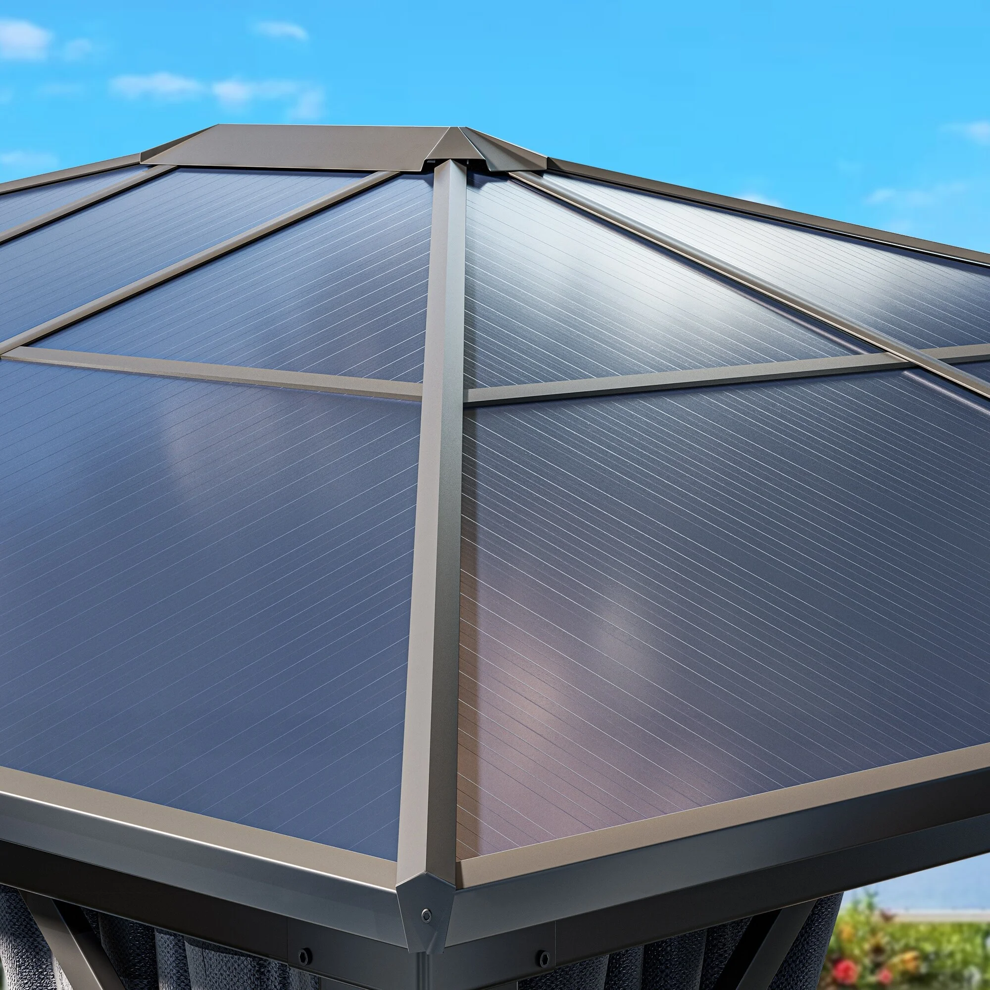 12 Ft. W X 10 Ft. D Outdoor Patio Gazebo