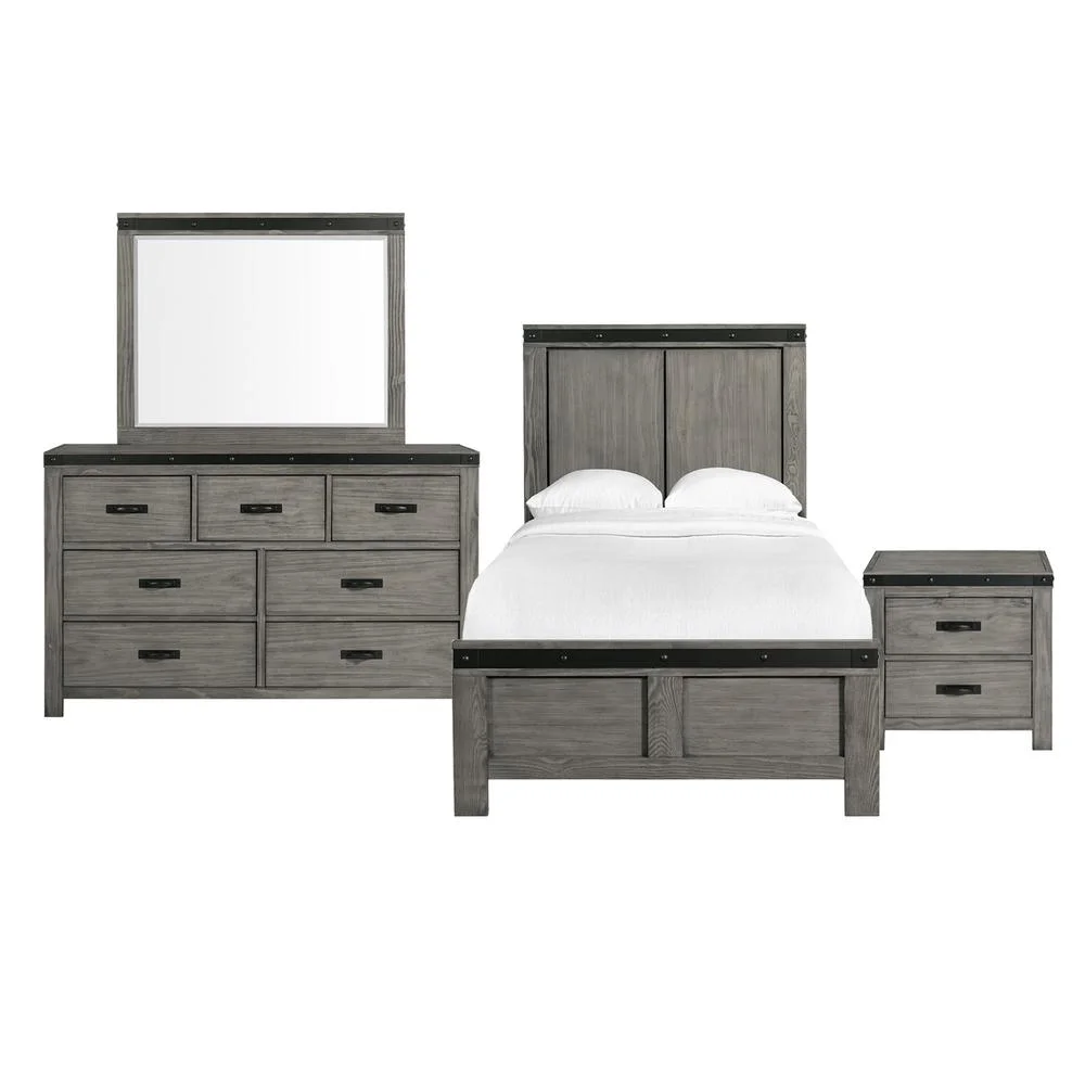 Montauk Twin Panel 4PC Bedroom Set - Curated Treasures Market