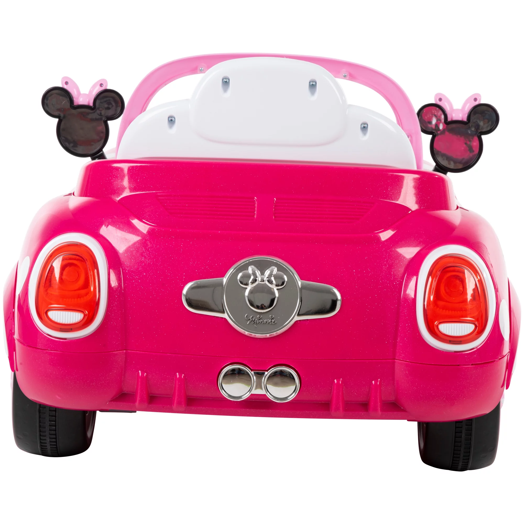 Disney Minnie Mouse Convertible Car 6 Volts Electric Ride-on, for Children Ages 3+ years, by Huffy