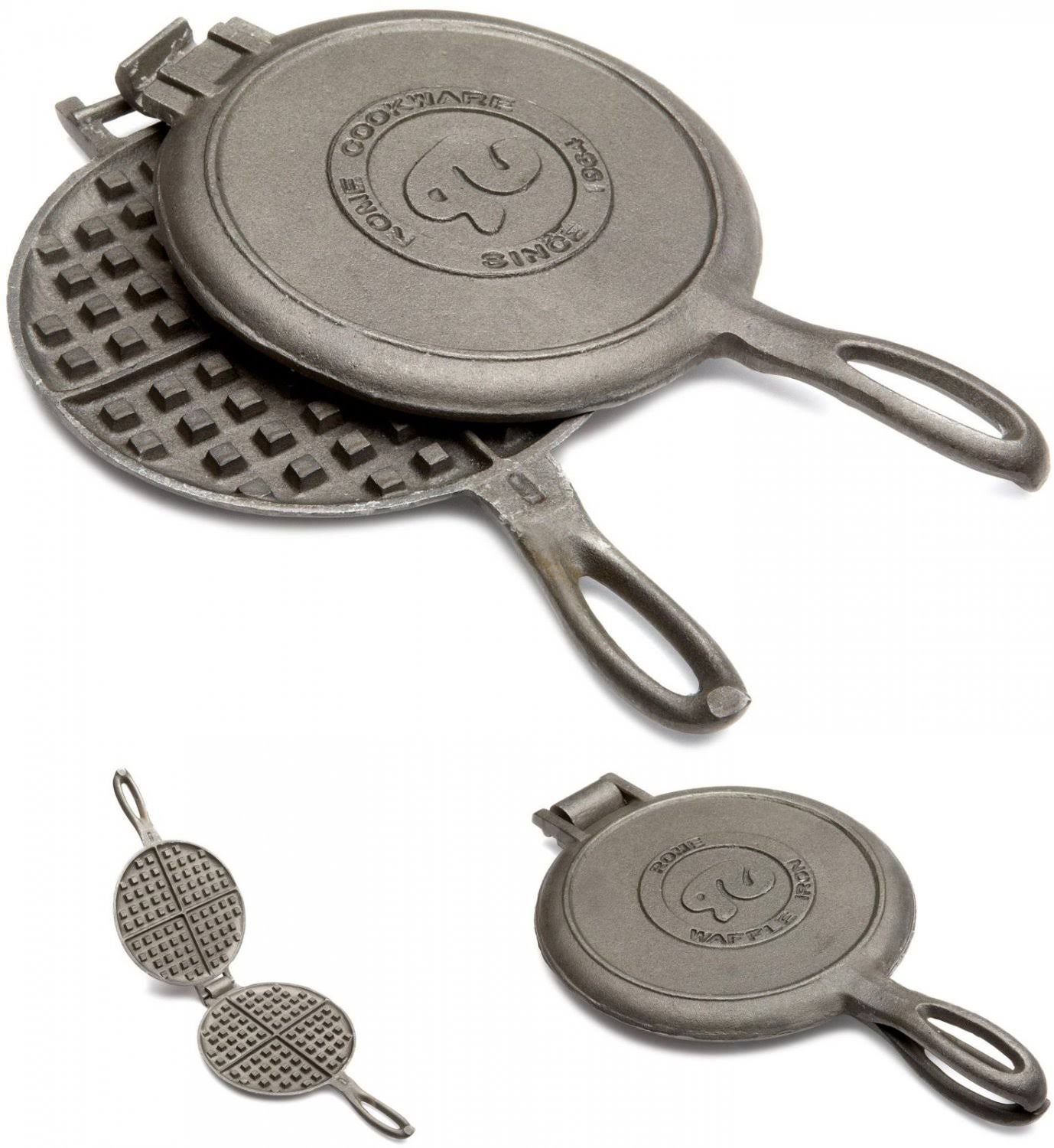 Rome Old Fashioned Waffle Iron Cast Iron