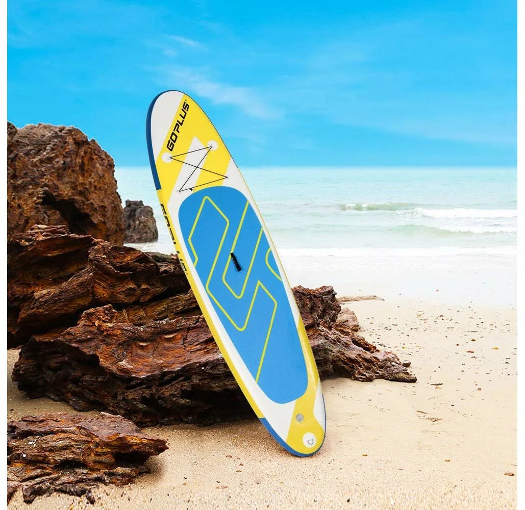 Inflatable 10-Foot Stand Up Paddle Board - Yellow