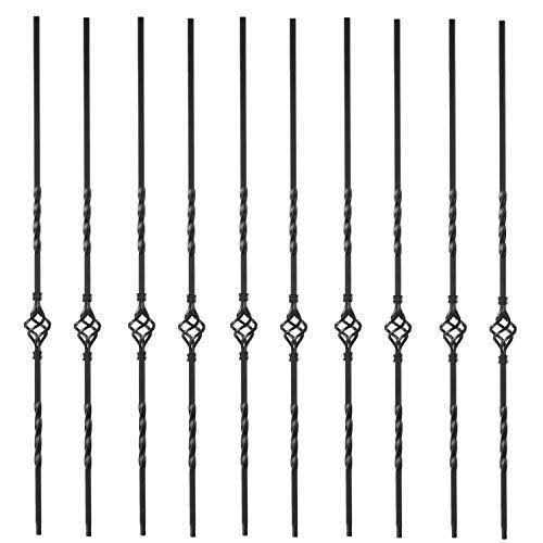 S08 Wrought Iron Balusters C Set of 10 Deck Balusters - Shop Hardware Tools Online Store