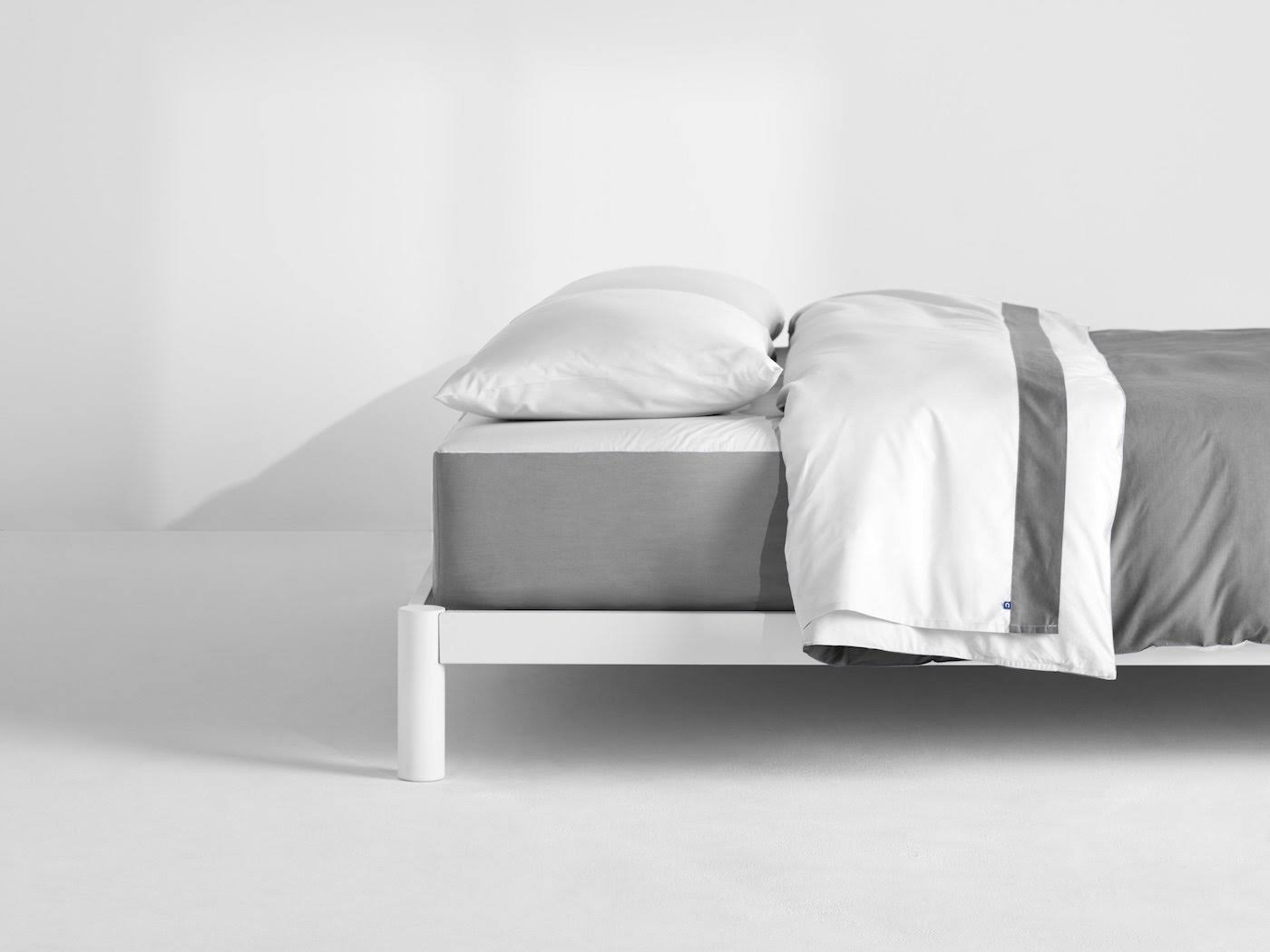 Casper Soft and Durable Supima Cotton Sheet Set Twin White/Slate