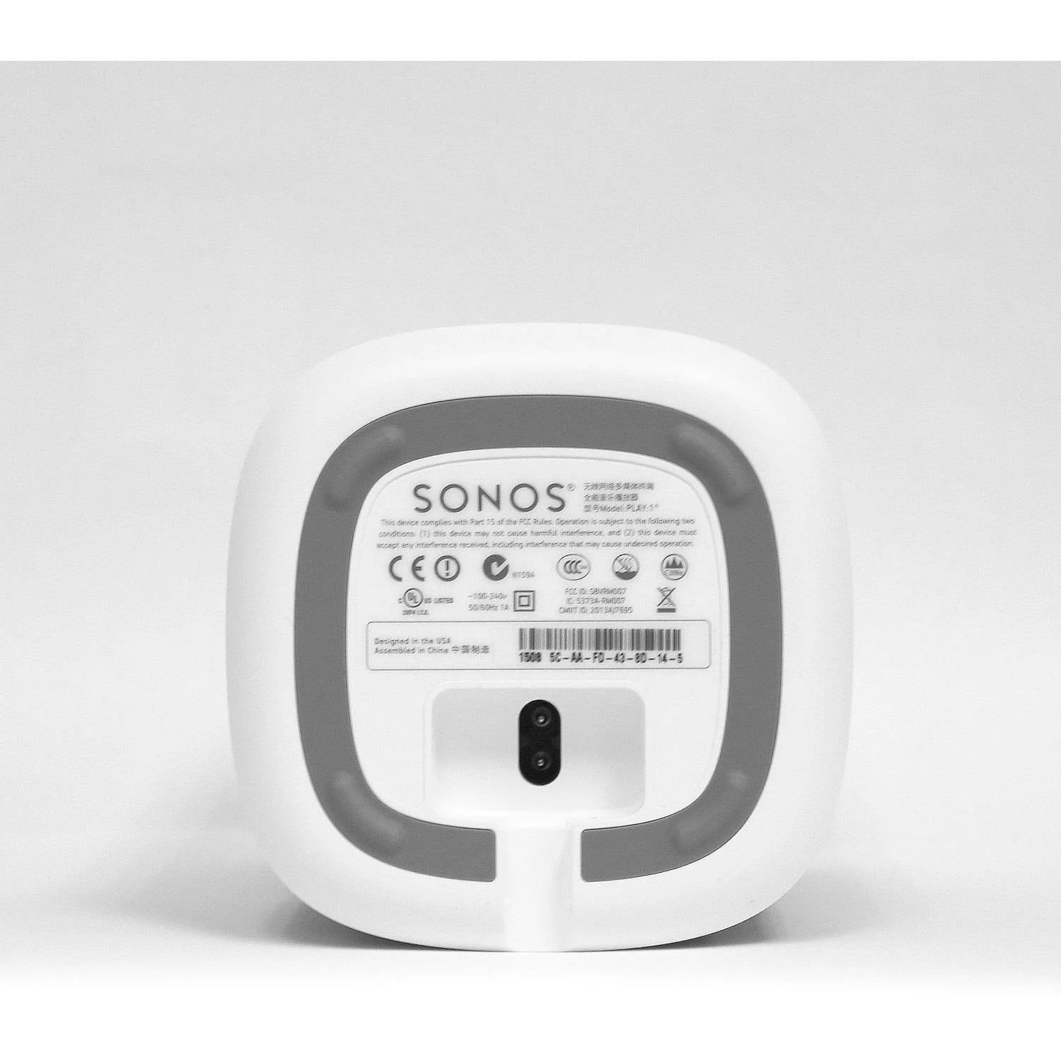 Sonos PLAY:1 Compact Smart Speaker for Streaming Music, White