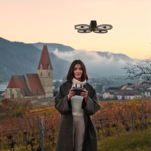 DJI Flip Fly More Combo With RC 2 Screen Remote Controller, Drone With 4K UHD Camera for Adults, Palm Takeoff, Auto Return, Intelligent Flight, 3 Batteries for 93-Min Flight Time, Gray