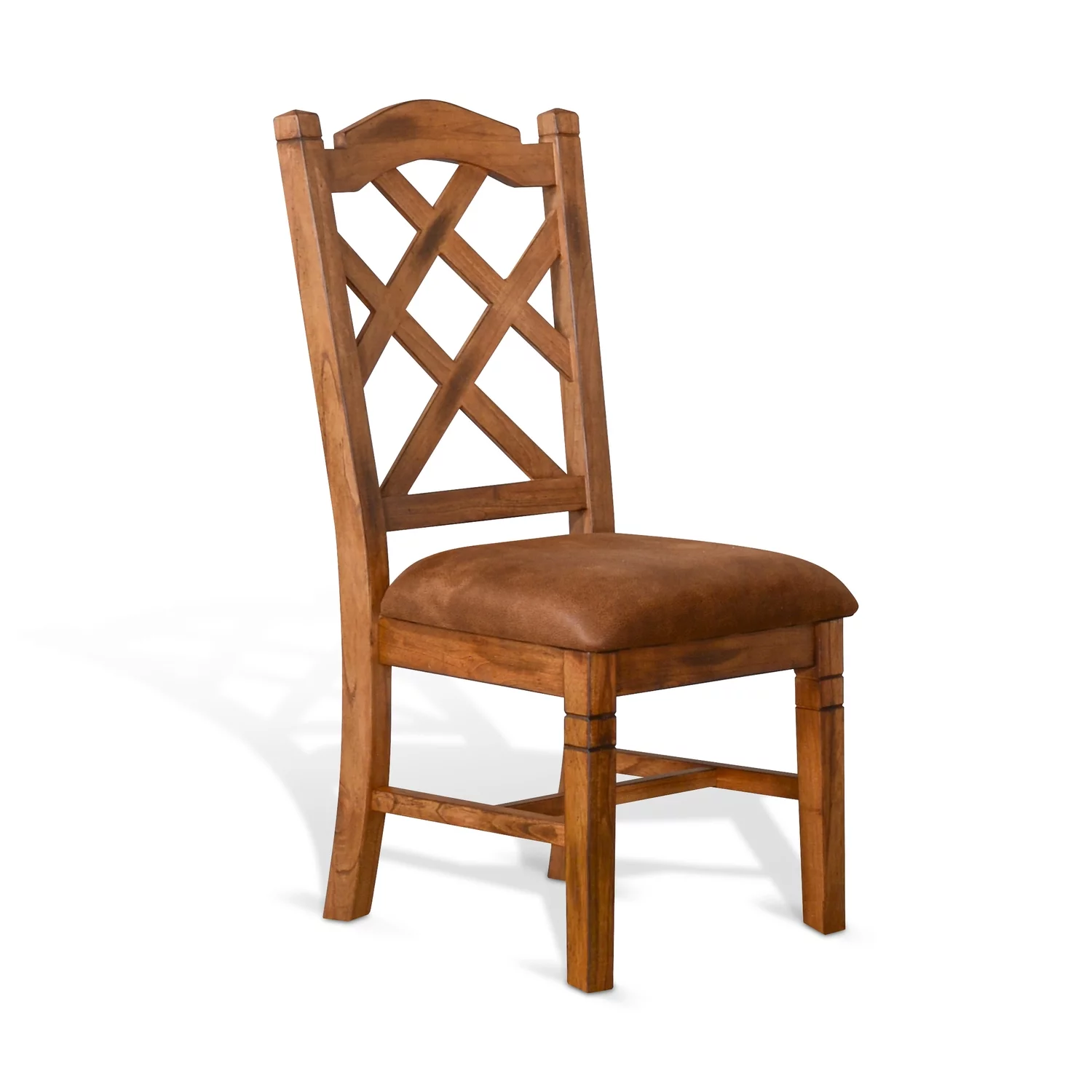 Sunny Designs Sedona Dbl Crossback Chair with Cushion Seat
