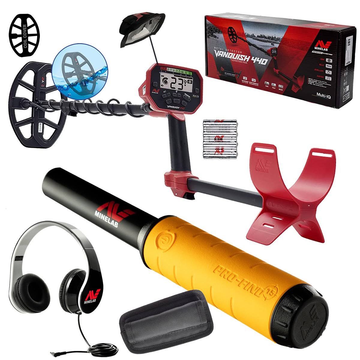 Minelab Vanquish 440 Detector with Pro-Find 15 Pinpointer