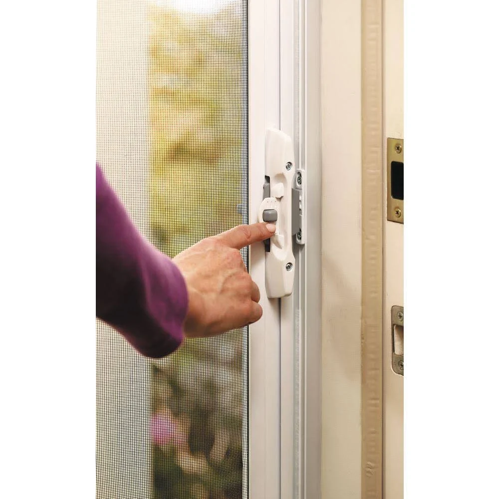Larson 72 in. x 80 in. Brisa Brown Standard Height Double Door Kit Retractable Screen Door