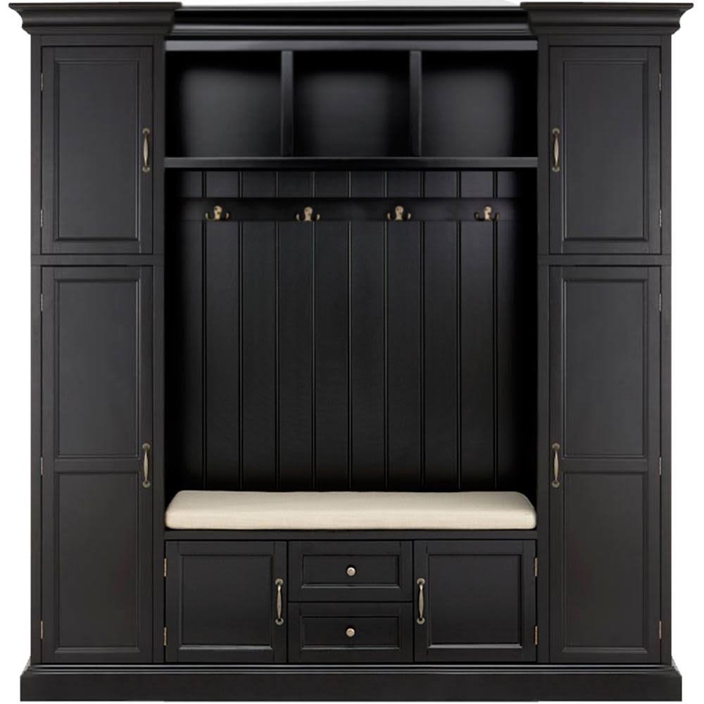 Home Decorators Collection Royce Black 79.25 in. Hall Tree