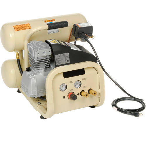 Ingersoll Rand P1IU-A9, Portable Electric Air Compressor, 1 HP, 4 Gallon, Twin Stack, 3.2 CFM