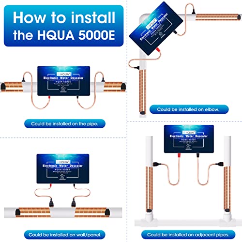 HQUA 5000E Electronic Water Descaler