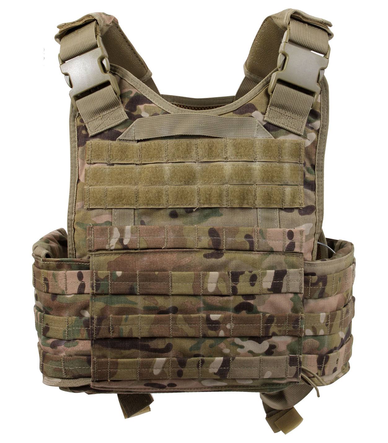 Rothco Molle Plate Carrier Vest - Black