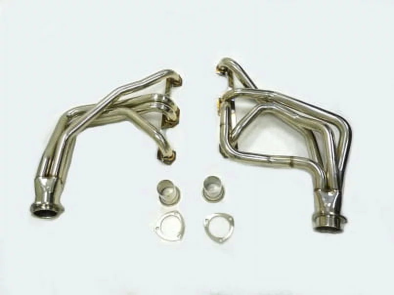Stainless Long Tube Header Fitment For 70 to 93 Dodge/ Plymouth 318/340/360 Mopar SBC By OBX-RS - Curated Treasures Market