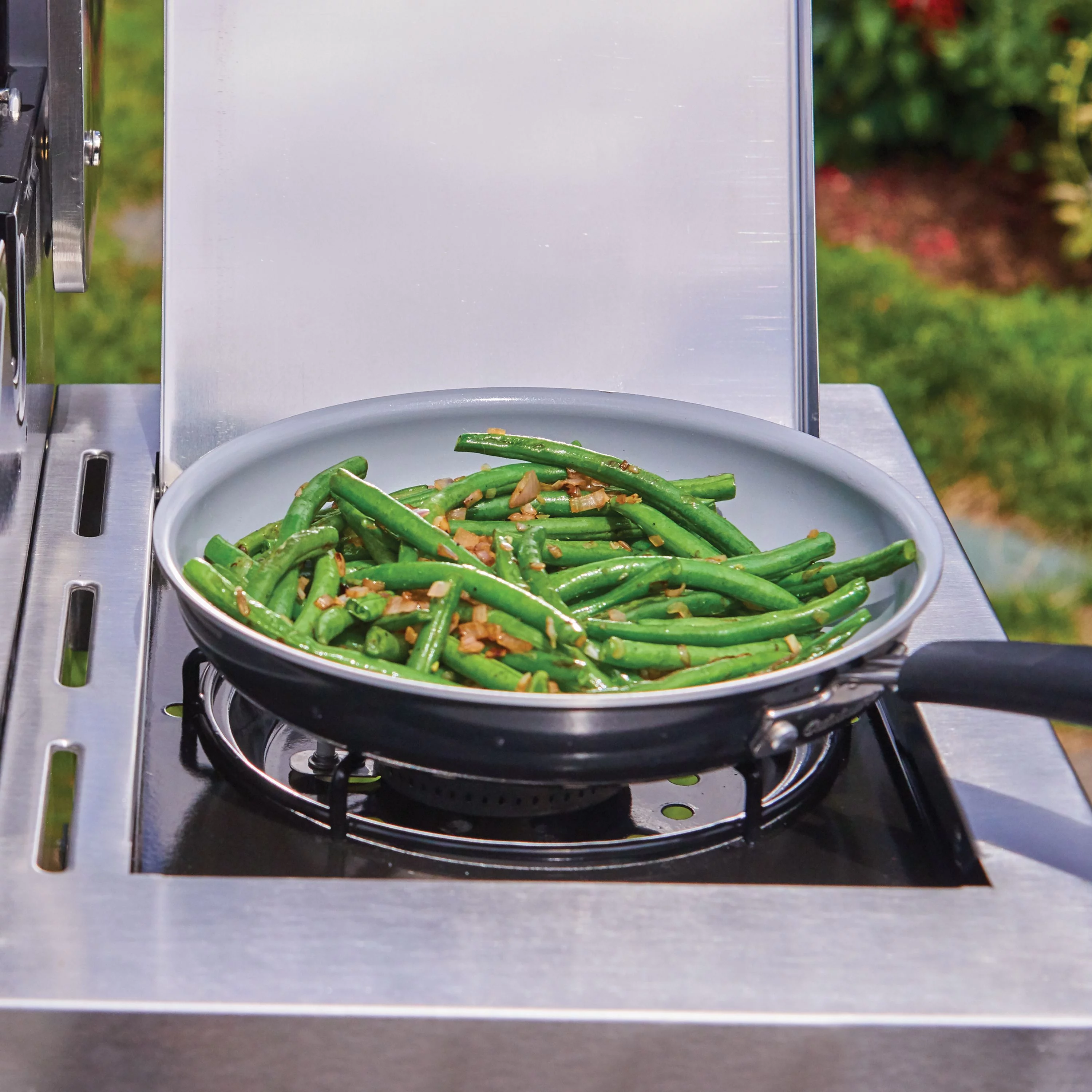 Cuisinart 3-In-1 Stainless Five-Burner Propane Gas Grill with Side Burner