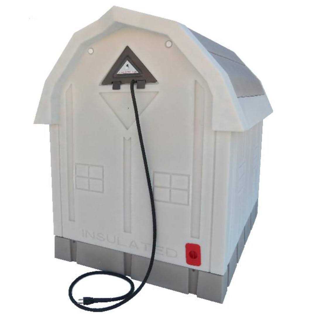 Dog Palace Insulated Dog House with Central Heater - Pet Supplies online store