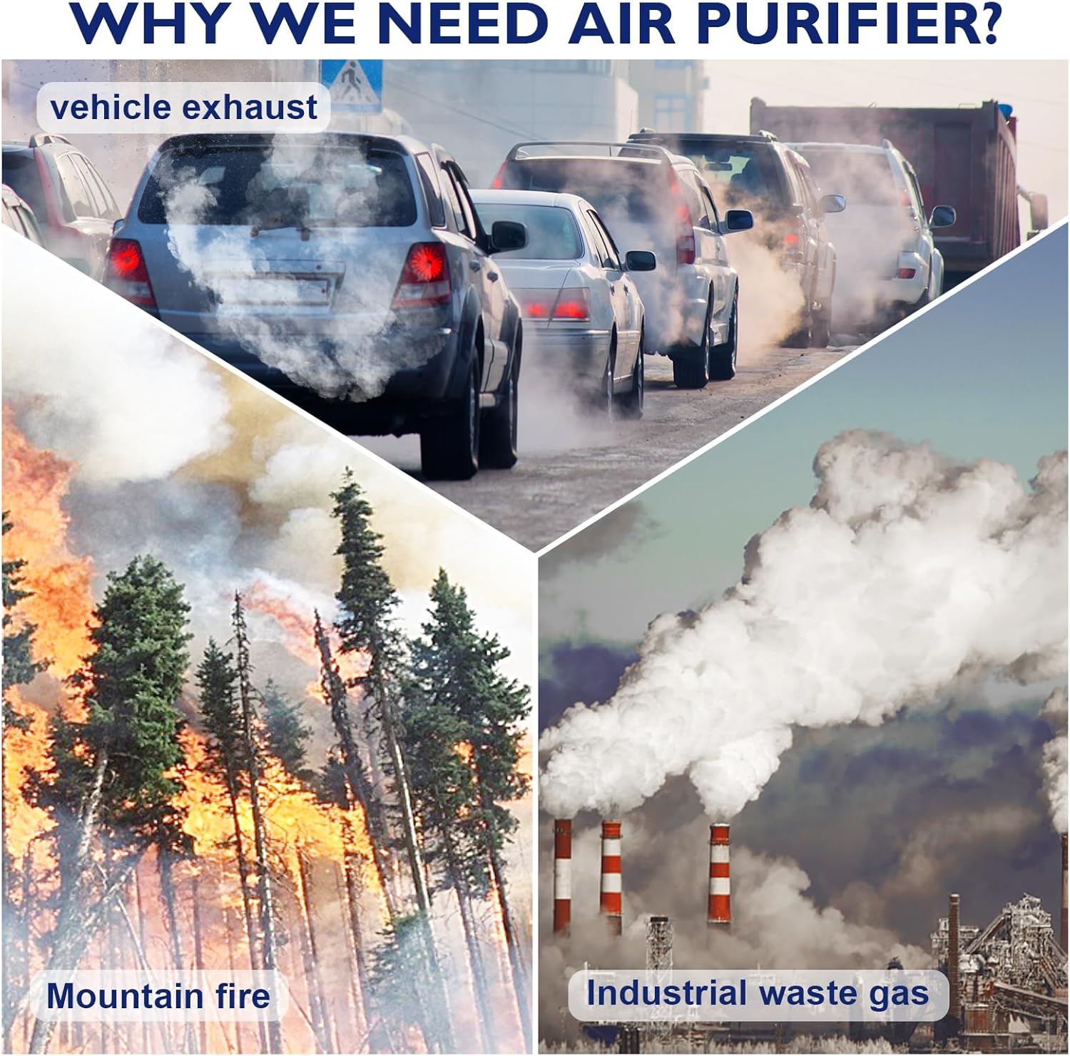 Tolife Air Purifiers for Bedroom Home K1 HEPA Air Purifiers with Air Purifiers for Home Large Room K1 Plus