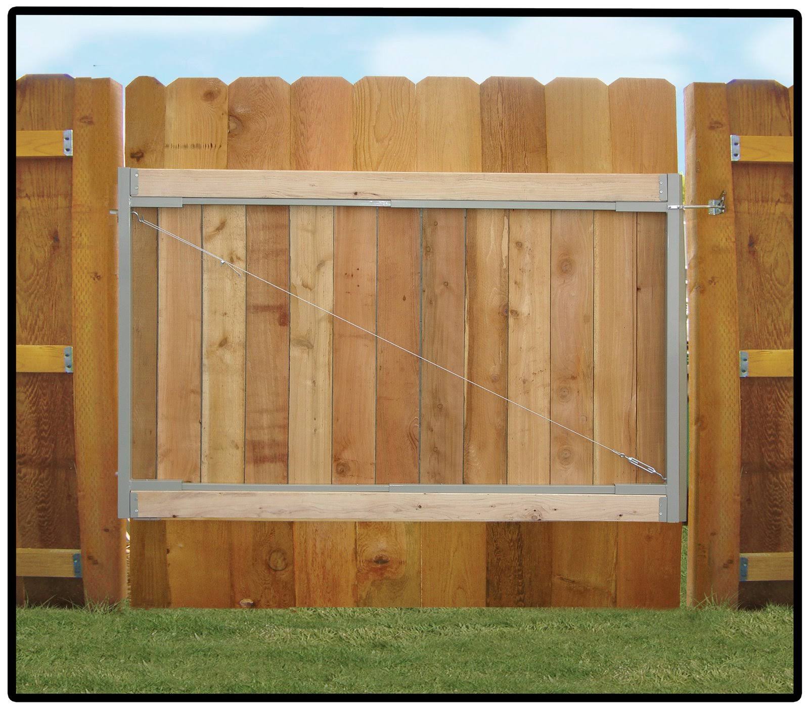Adjust-A-Gate Steel Frame Gate Building Kit (90cm - 180cm Wide openings Up to 1.8m High Fence)