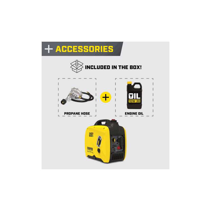 Champion Power Equipment 2400W Portable Dual-Fuel Inverter Generator with CO Shield - Shop Hardware Tools Online Store