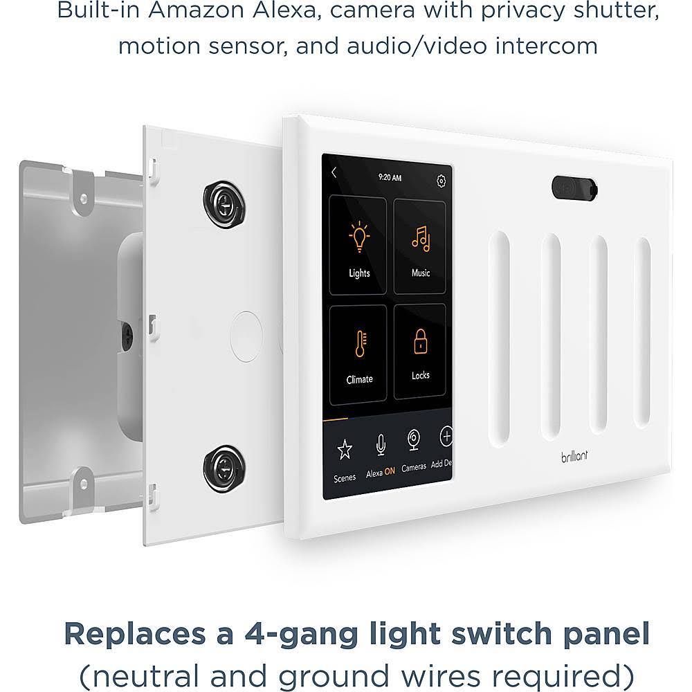 Brilliant Smart Home Control (4-Switch)