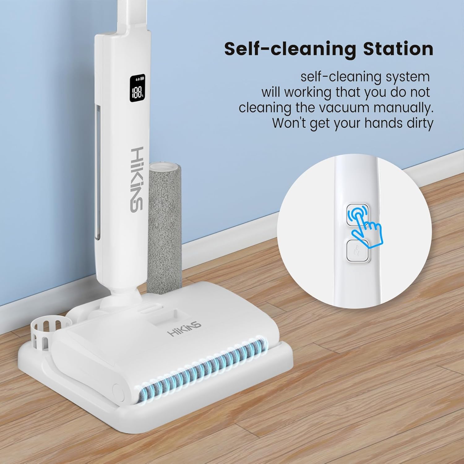 Electric Mop, Upgraded Cordless Electric Mops for Floor Cleaning, Self Cleaning Hard Floor Cleaner up to 60 mins, Dual Tank Tech, Self-Propelled, Rechargeable Floor Cleaner for Multi-Surface