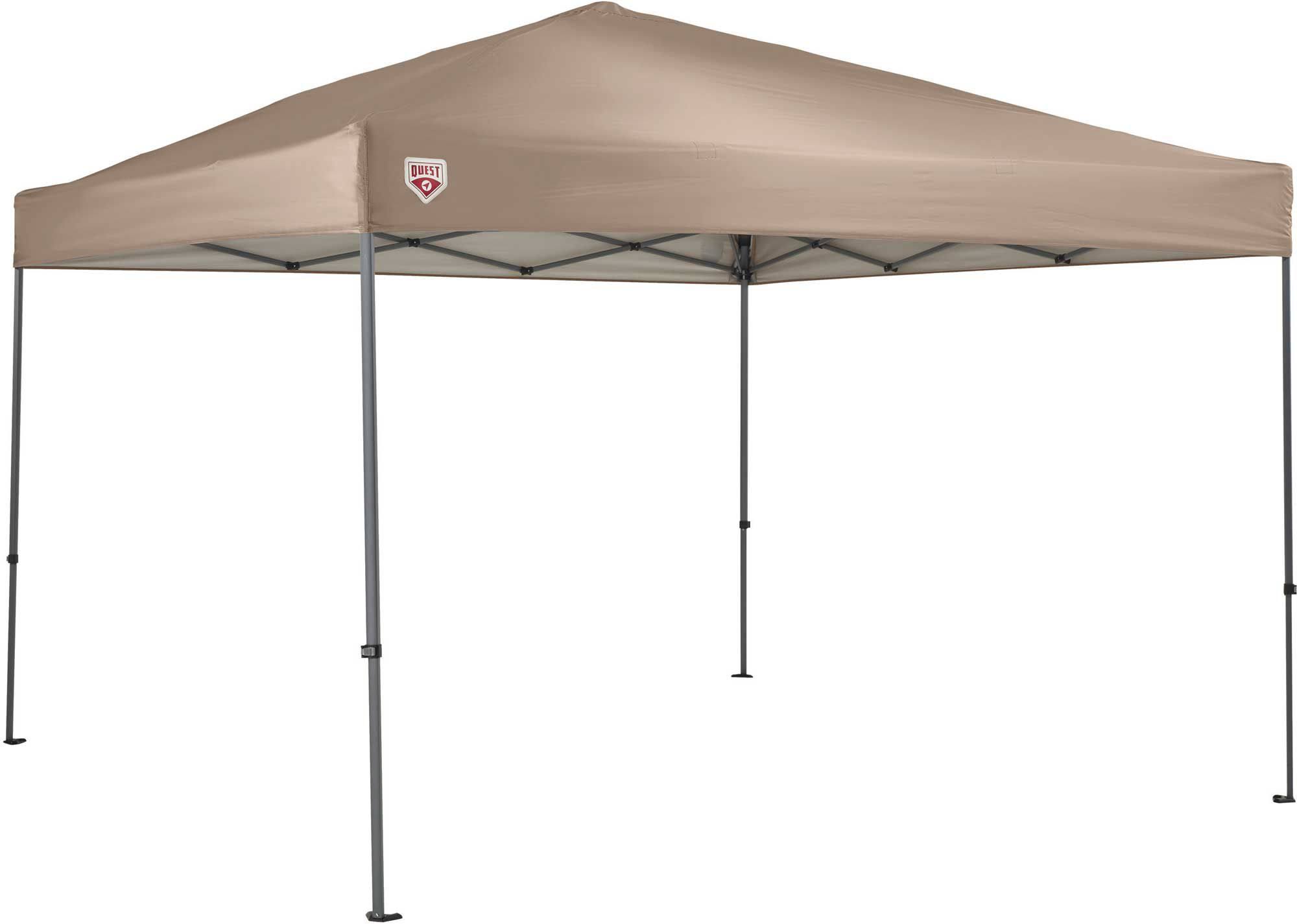 Quest Q100 10& x 10& Quick Lift Straight Leg Canopy Khaki