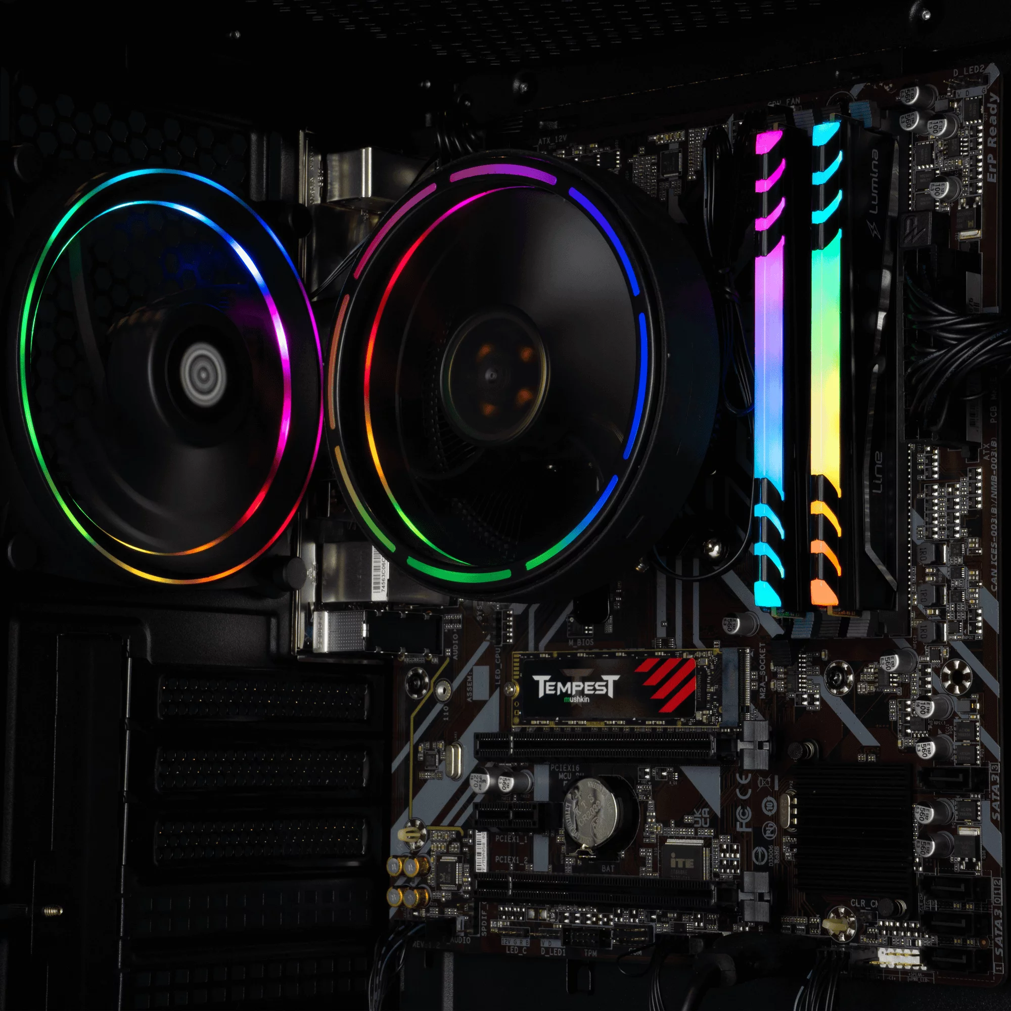 Periphio Terra Prebuilt Gaming PC |AMD Ryzen 5 5600G (4.4GHz Turbo) | Radeon Vega 7 Graphics | 1TB M.2 NVMe SSD | 16GB DDR4 RAM | Windows 11 Gaming Desktop Computer | WiFi + BT