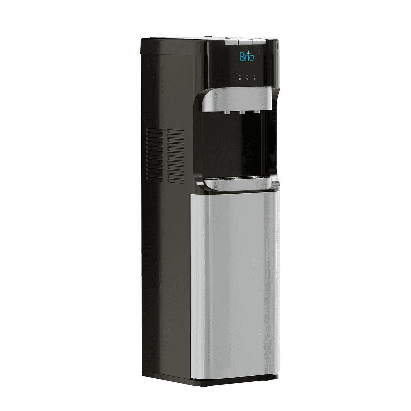Brio Bottom Load Water Cooler Dispenser with Hot, Cold and Room Temperature Water, Height 41.4"
