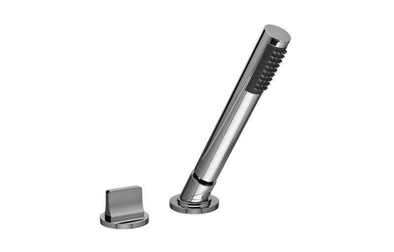 Graff G-6355-PN-T Sento Deck-Mounted Handshower u0026 Diverter Set - Trim Only in Polished Nickel