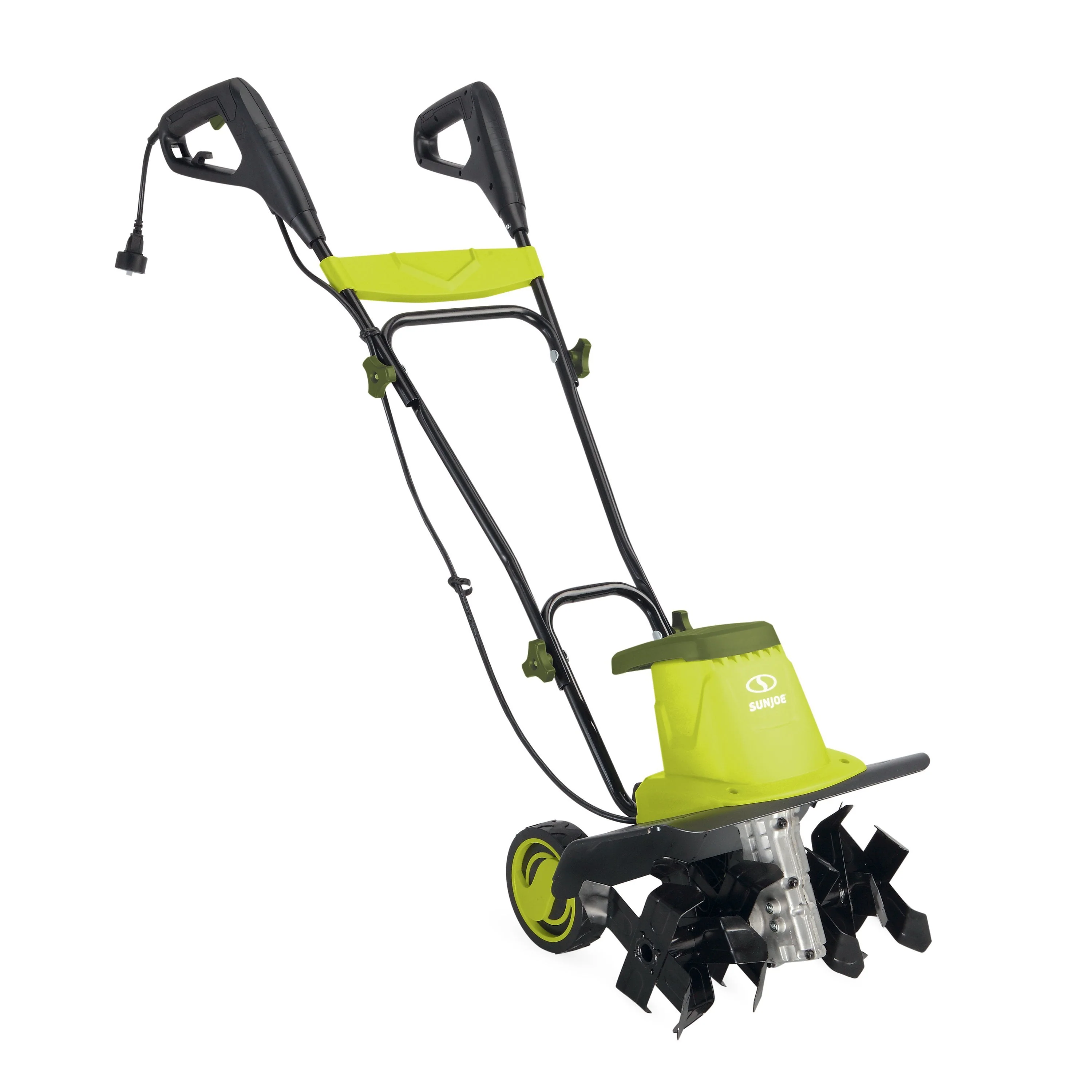 Sun Joe Electric 16-inch Garden Tiller + Cultivator, 12-Amp, 3-Position