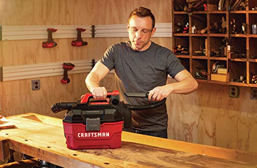 CRAFTSMAN V20* Cordless Shop Vac, 2 Gallon, Wet/Dry, Tool Only (CMCV002B)