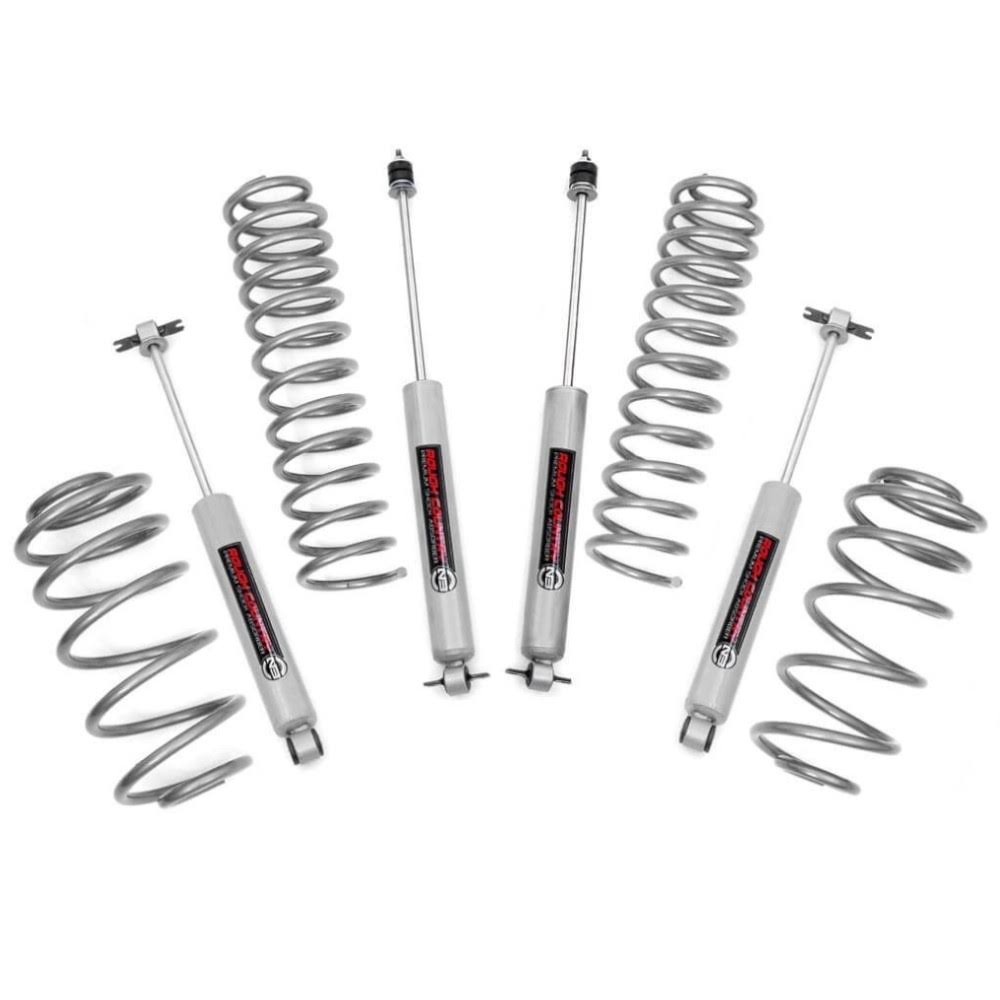Rough Country 2.5x22 Jeep Suspension Lift Kit with N3 Shocks - 653.20